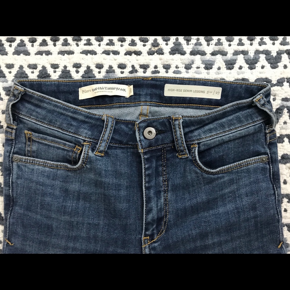Anthropologie pilcro high rise denim leggings - Picture 3 of 3
